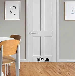 Наклейка на стіну 213B Mouse Hole вінілова кумедна 18 x 7 см ціна на synthetic.ua - Фото 1 Наклейка на стіну 213B Mouse Hole вінілова кумедна 18 x 7 см synthetic.ua - Фото 1
