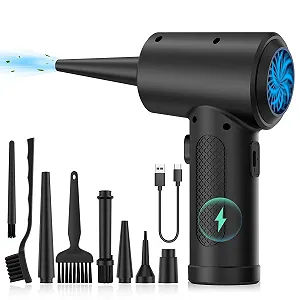 Электрический очиститель воздуха 3-скоростной 91000 RPM 7500 mAh LED - Фото 1