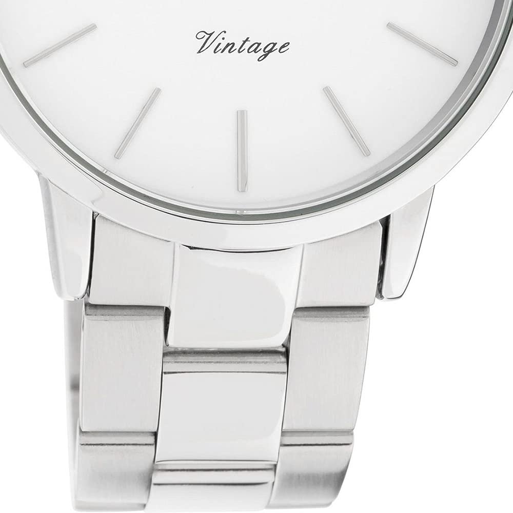 Годинник Oozoo Vintage Жіночий C20026 Браслет сріблястий / білий, срібний / білий, 38 мм, фото №3