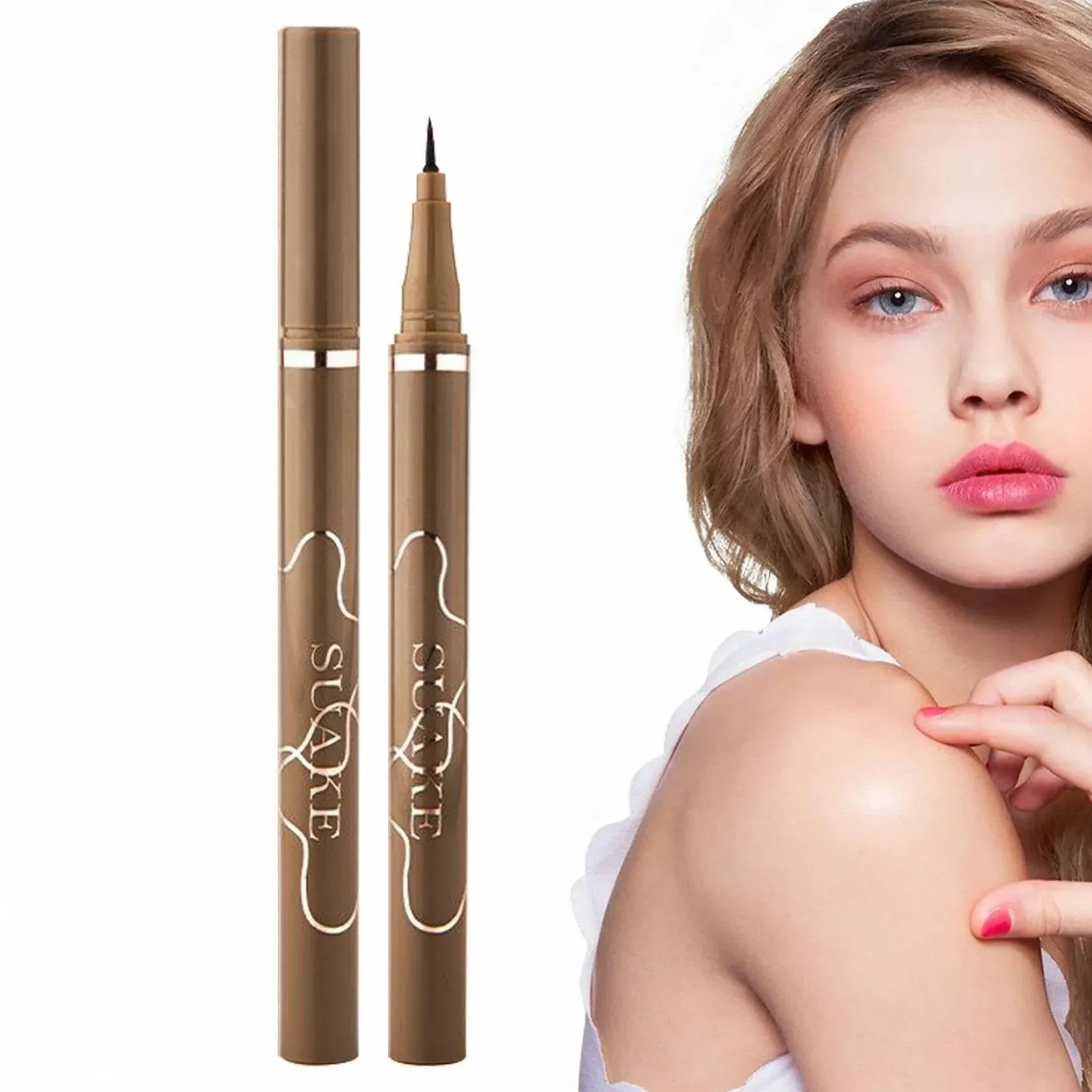 Подводка жидкая Fowybe водостойкая с кисточкой, фото №1 Подводка жидкая Fowybe водостойкая с кисточкой, фото №1