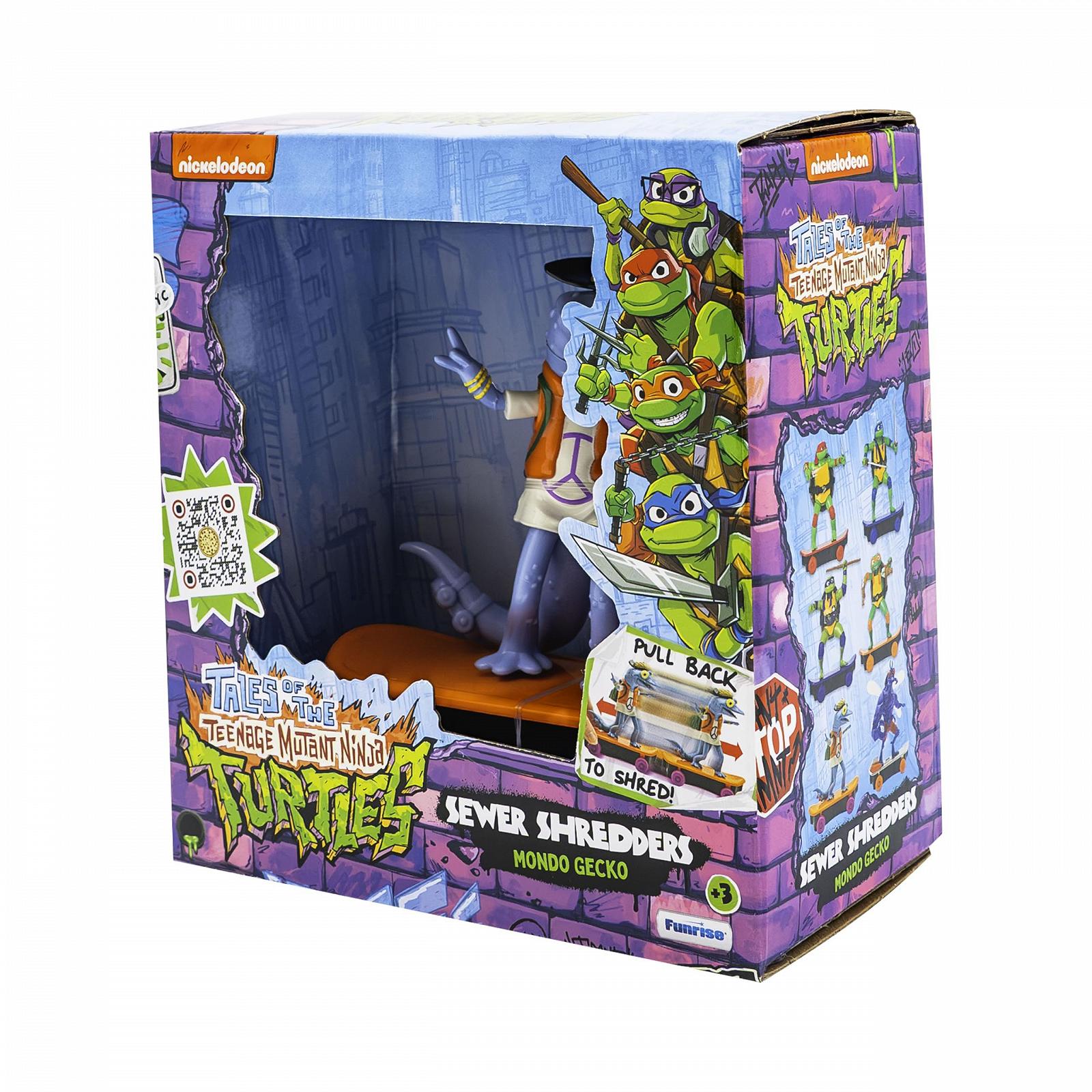 Фигурка на скейте TMNT Sewer Shredders Mondo Gecko, 13 см, фото №6
