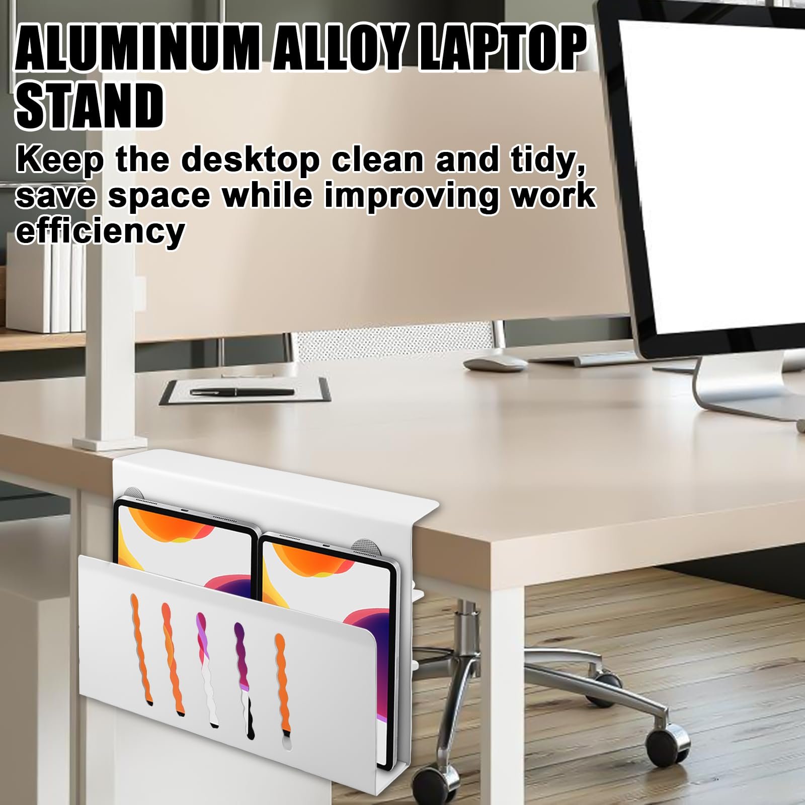 Настенный органайзер для ноутбука, крепится сбоку стола. Держатель для ПК. Для дома и офиса., фото №5 Настенный органайзер для ноутбука, крепится сбоку стола. Держатель для ПК. Для дома и офиса., фото №5