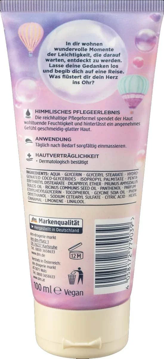 Крем для рук Balea Set Your Mind Free - з небесним ароматом легкості, 1 x 100 мл (Limited Edition), фото №3