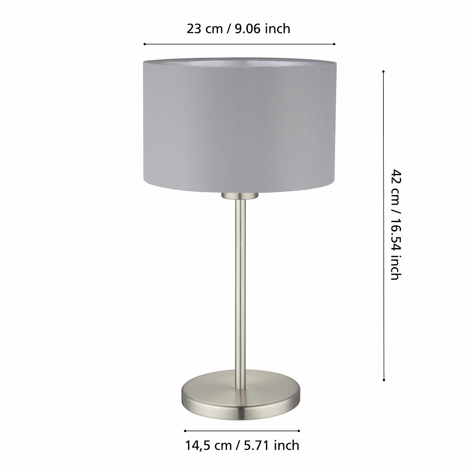 Настільна лампа Eglo Maserlo сіра, фото №3