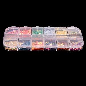 Прикраса для нігтів Booso 3# Блискітки synthetic.ua - Фото 1