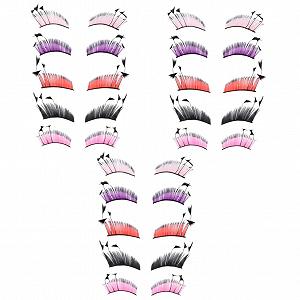 Вії Angoily False Eyelashes Драматичні Креативні Екстравагантні Feather Miss Fibre Набір з 15 - Фото 1