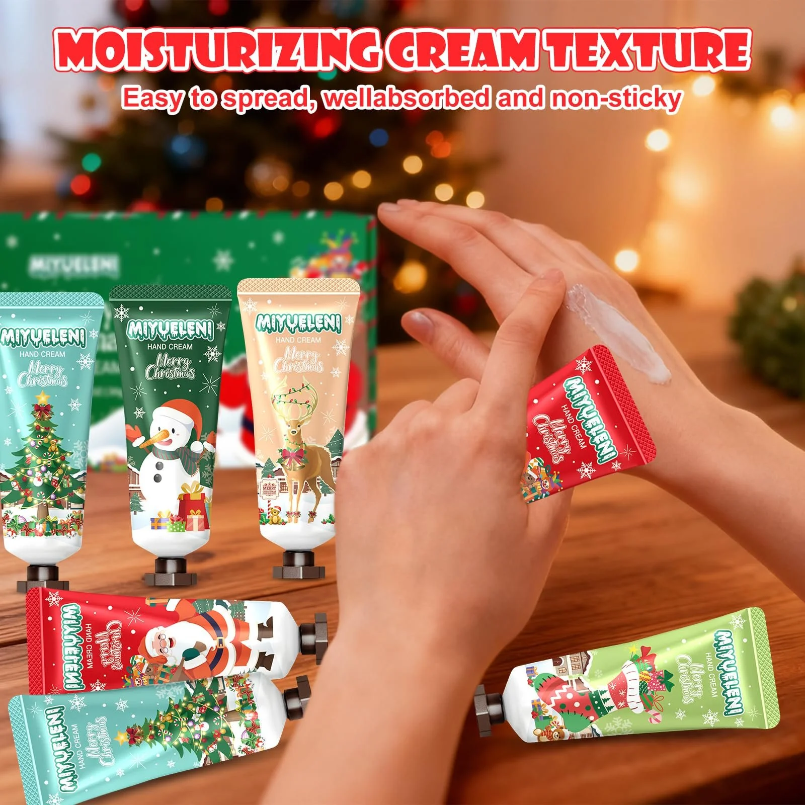 Набор кремов для рук 10 шт Рождественский набор мини-кремов для рук Рождественский подарочный набор кремов для рук Увлажняющий крем для рук Рождественские подарки Мелкие предметы для Адвент-календаря Женщинам, фото №4 Набор кремов для рук 10 шт Рождественский набор мини-кремов для рук Рождественский подарочный набор кремов для рук Увлажняющий крем для рук Рождественские подарки Мелкие предметы для Адвент-календаря Женщинам, фото №4