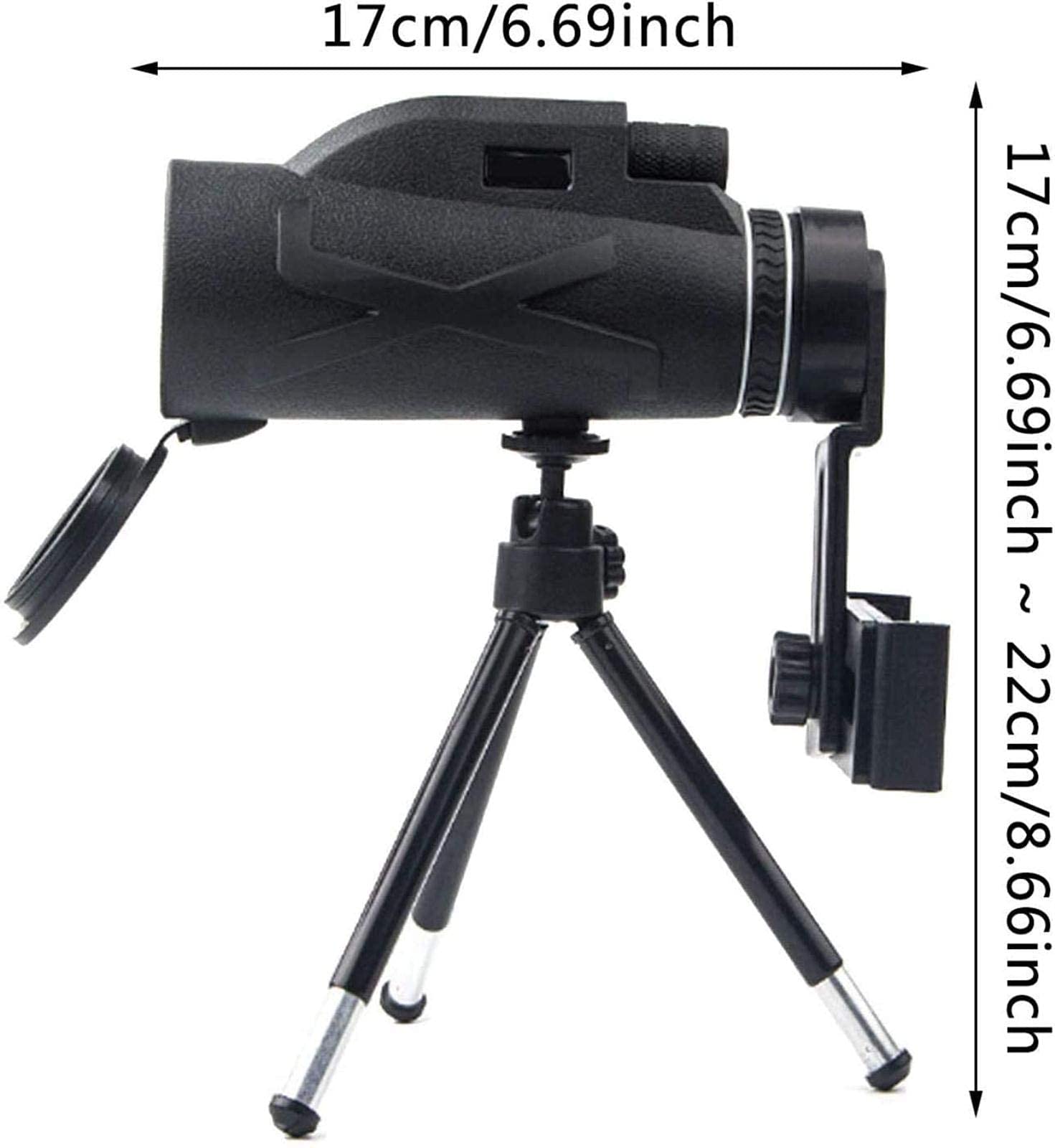 Монокуляр-Teleskop потужний 80 x 10 Dual-Focus-Zoom водонепроникний для дорослих та дітей спостереження за птахами кемпінг, фото №6