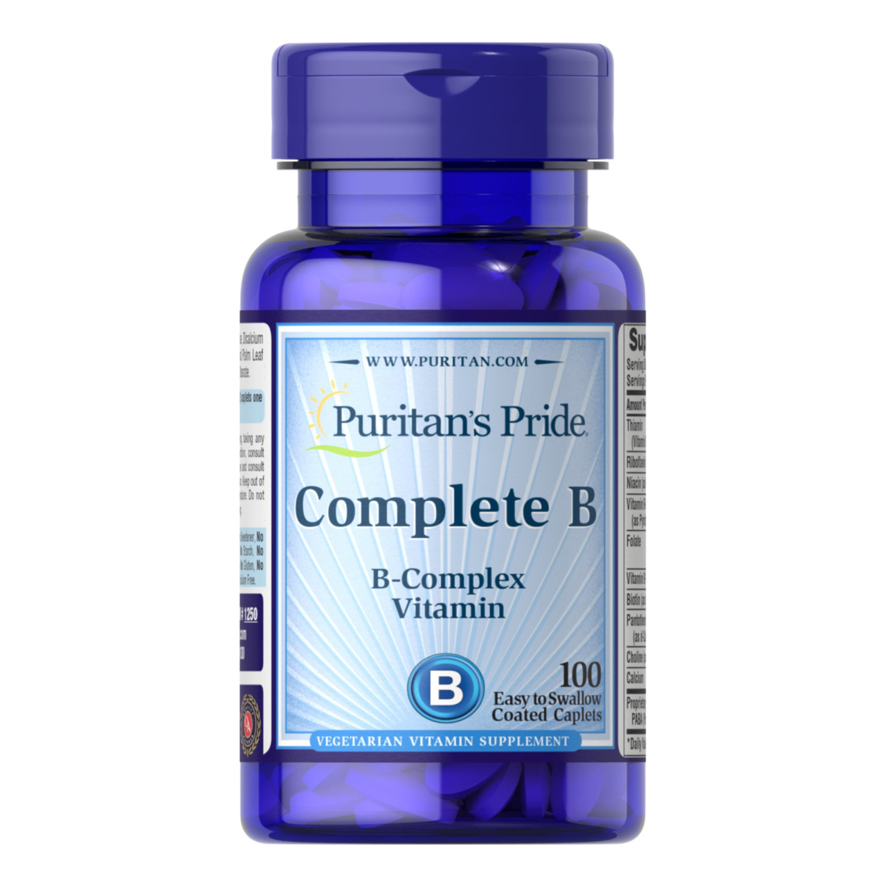 Complete B B-Complex Vitamin 100caps, фото №1