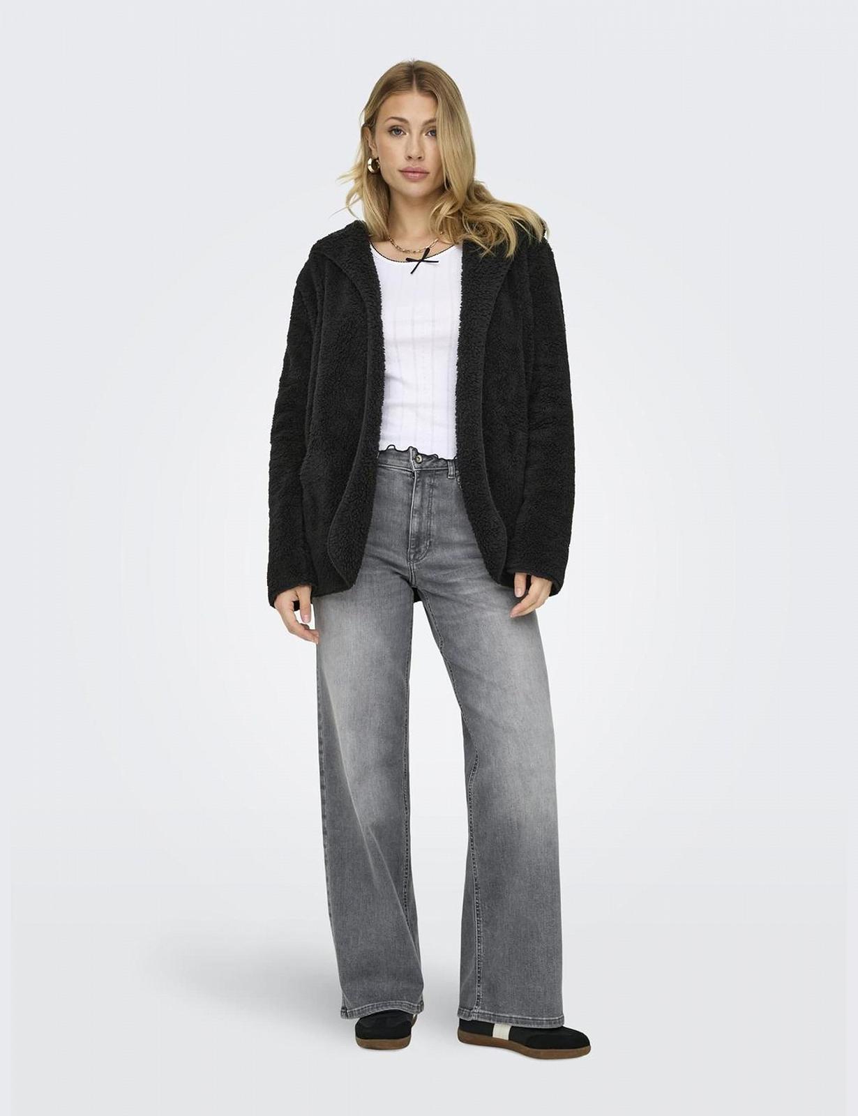 Пальто Sherpa з капюшоном ONLY Damen Onlcontact Hood Cc OTW, фото №3