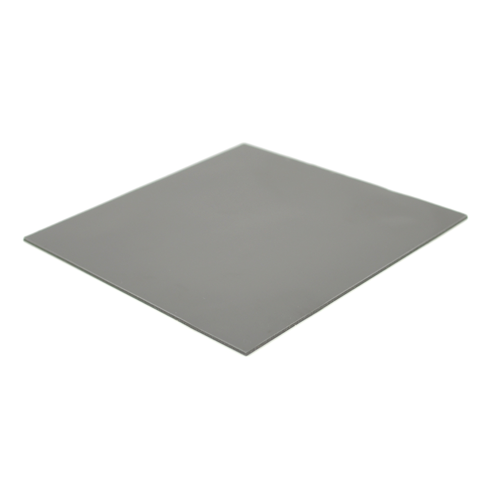 Силіконова термопрокладка HY-100-2, 100x100x0,5mm, Dark Grey 8,0W / m-K 40 240 питома вага 2g cm3 OEM Q100, фото №1