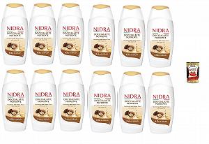 Гель для душу Nidra Doccialatte Nutriente з молочними протеїнами та олією аргани 12 x 250 мл - Фото 1