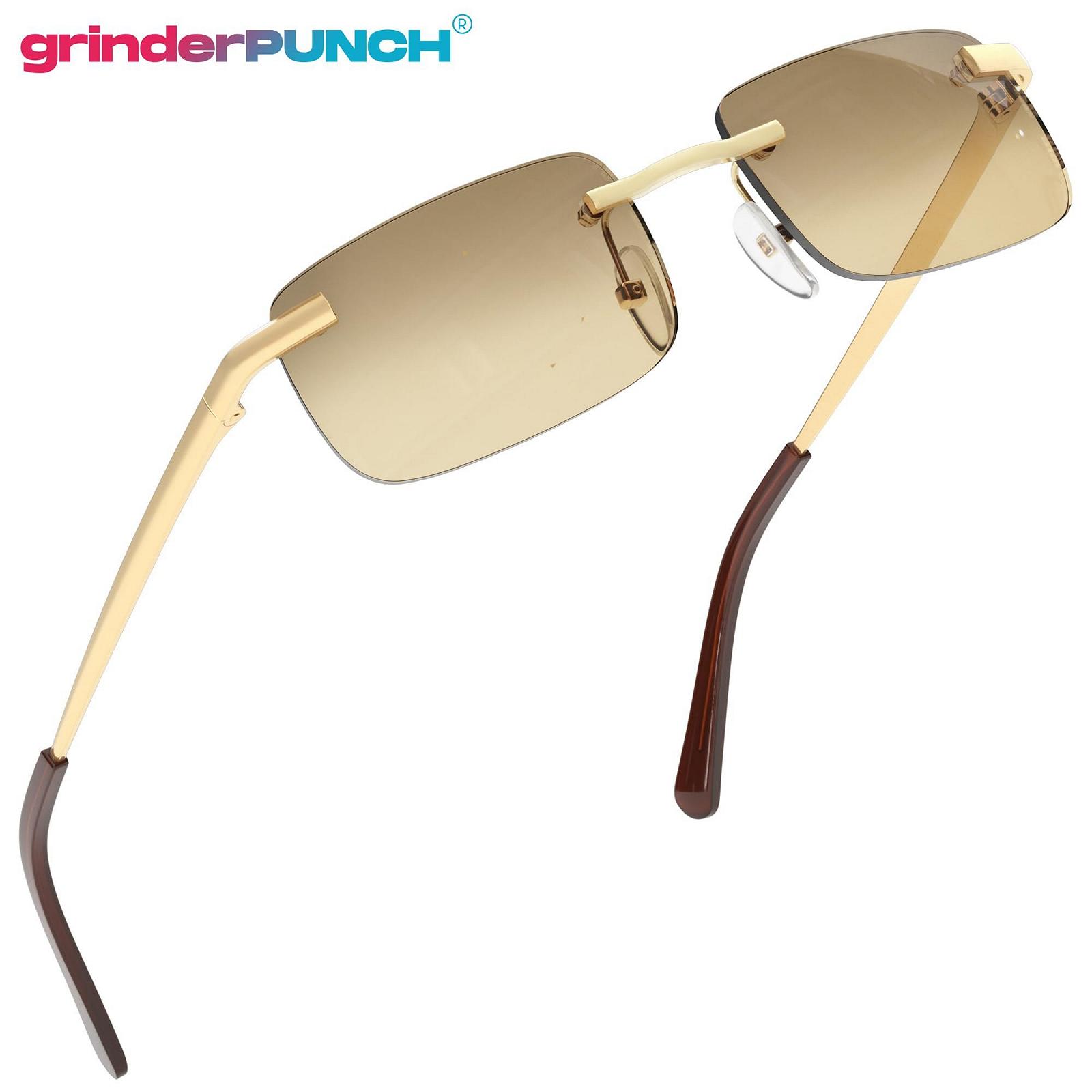 Сонцезахисні окуляри grinderPUNCH Прямокутні Без оправи, фото №7