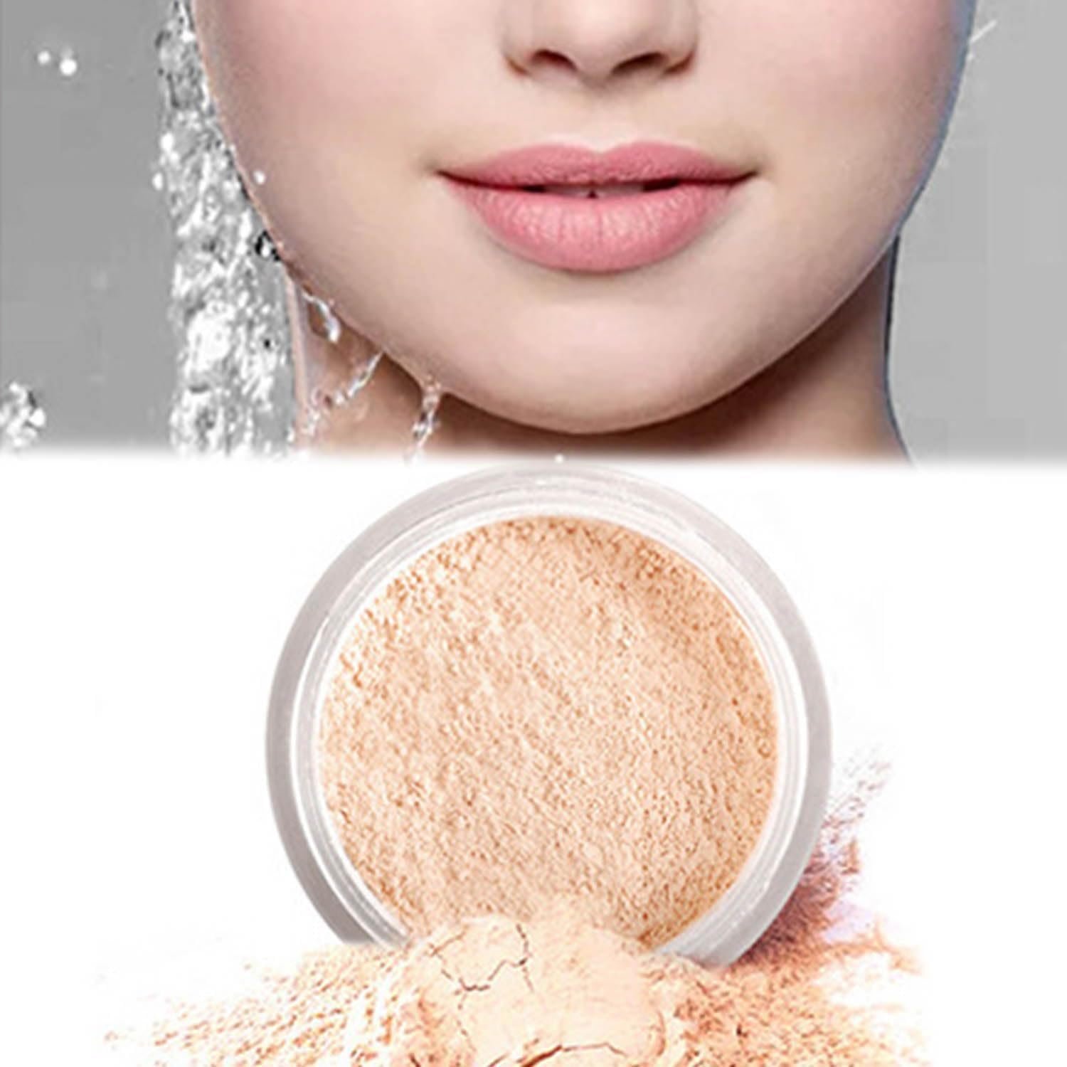 Пудра для обличчя Beauty Pink фиксирующая, размывающая, водостойкая (7#), фото №2