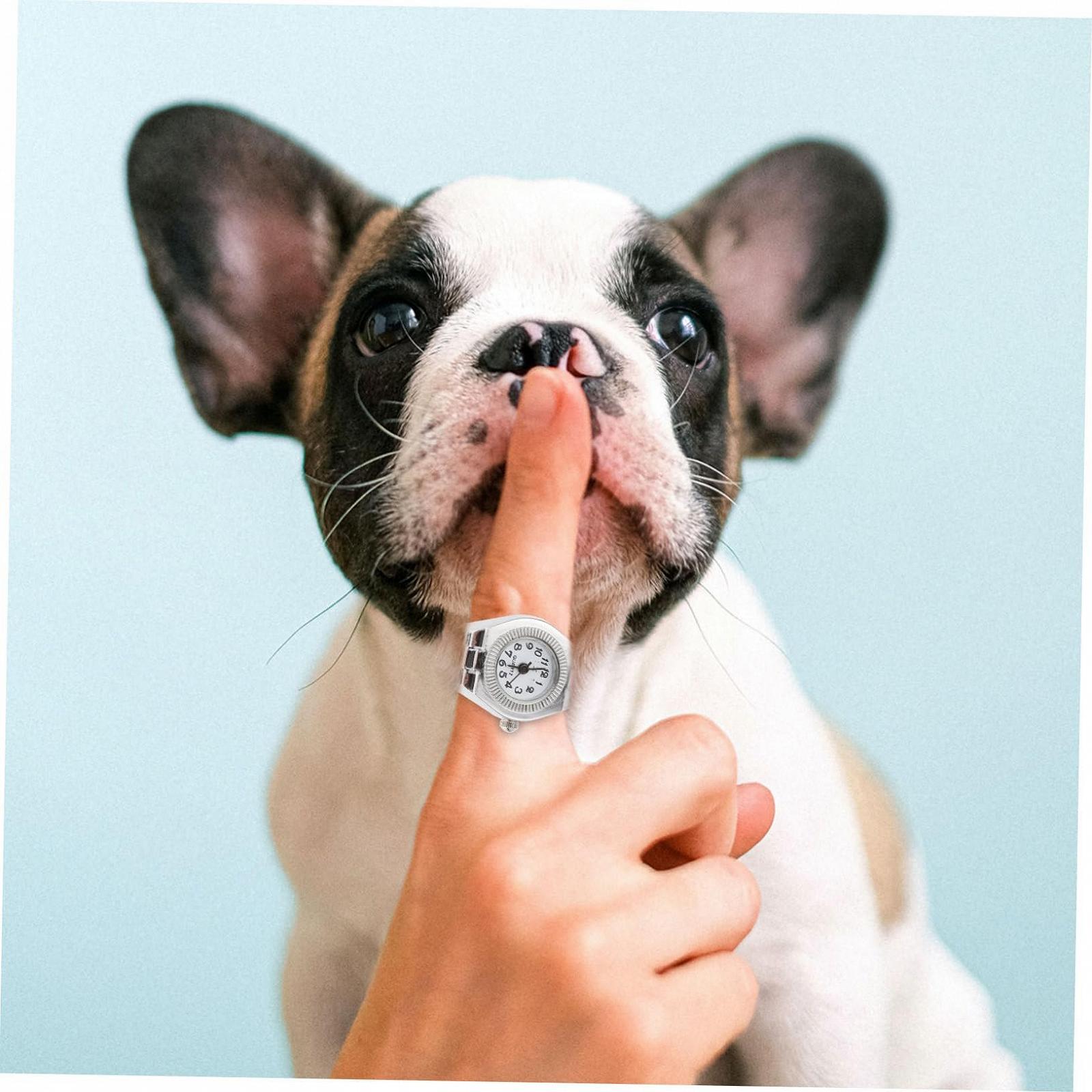 Кварцевые часы-кольцо PartyKindom, минималистичный дизайн, регулируемый, легкий, сочетается с любой одеждой, фото №6