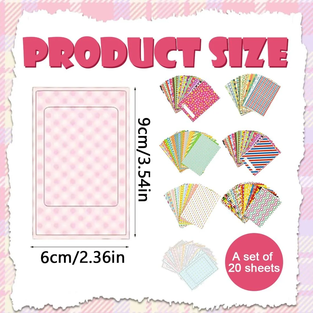 Набір наклейок та рамок для фото Fujifilm Instax Mini 11 9 8 140 шт з акриловим маркером, фото №2