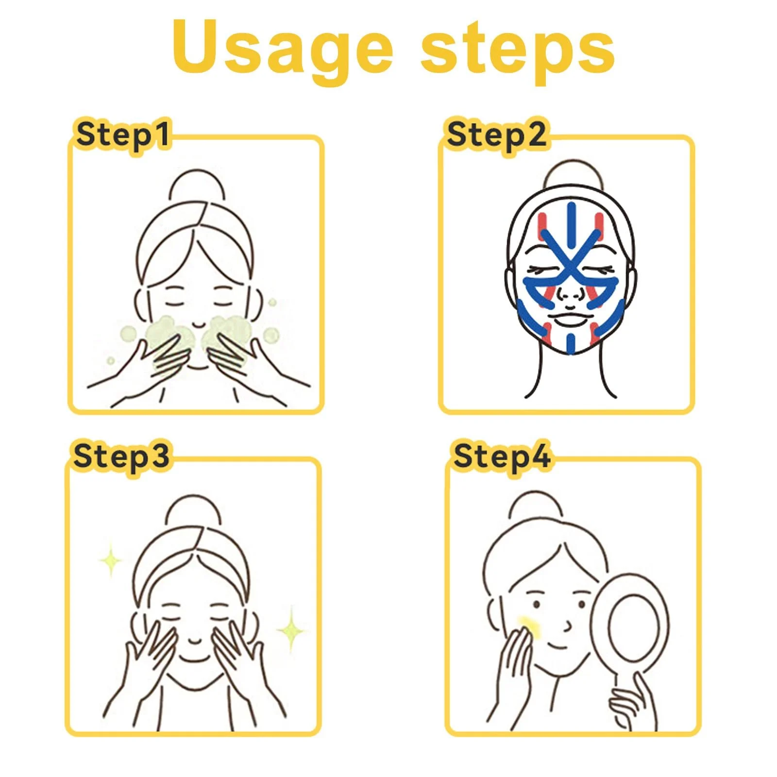 Стрічка для обличчя Vxcbad 4 рулони Ліфтинг обличчя, фото №3 Стрічка для обличчя Vxcbad 4 рулони Ліфтинг обличчя, фото №3