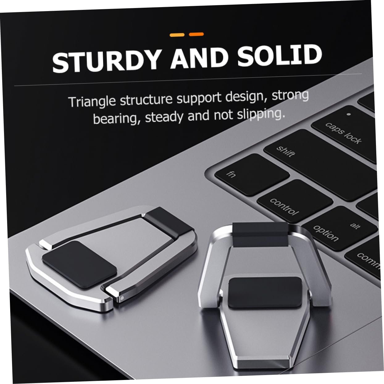 Підставка для ноутбука алюмінієва, регульована по висоті, портативна для циркуляції повітря, нековзкий дизайн, фото №3