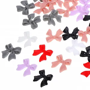 Украшения для ногтей Бабочки и бантики minkissy Набор декоративных украшений для ногтей - Фото 1