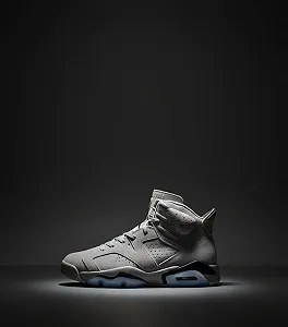 Кросівки Nike Air Jordan Retro 6 Gray synthetic.ua - Фото 1