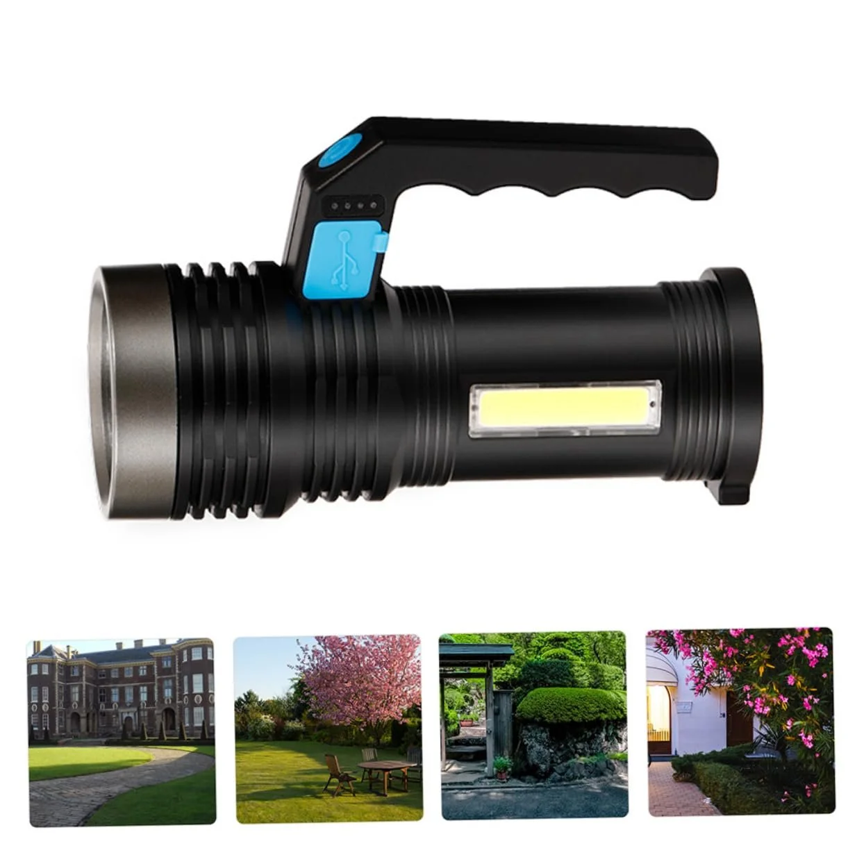 Ліхтар HEMOTON 1 комплект Пошуковий ліхтар Ультра яскравий, фото №2 Ліхтар HEMOTON 1 комплект Пошуковий ліхтар Ультра яскравий, фото №2