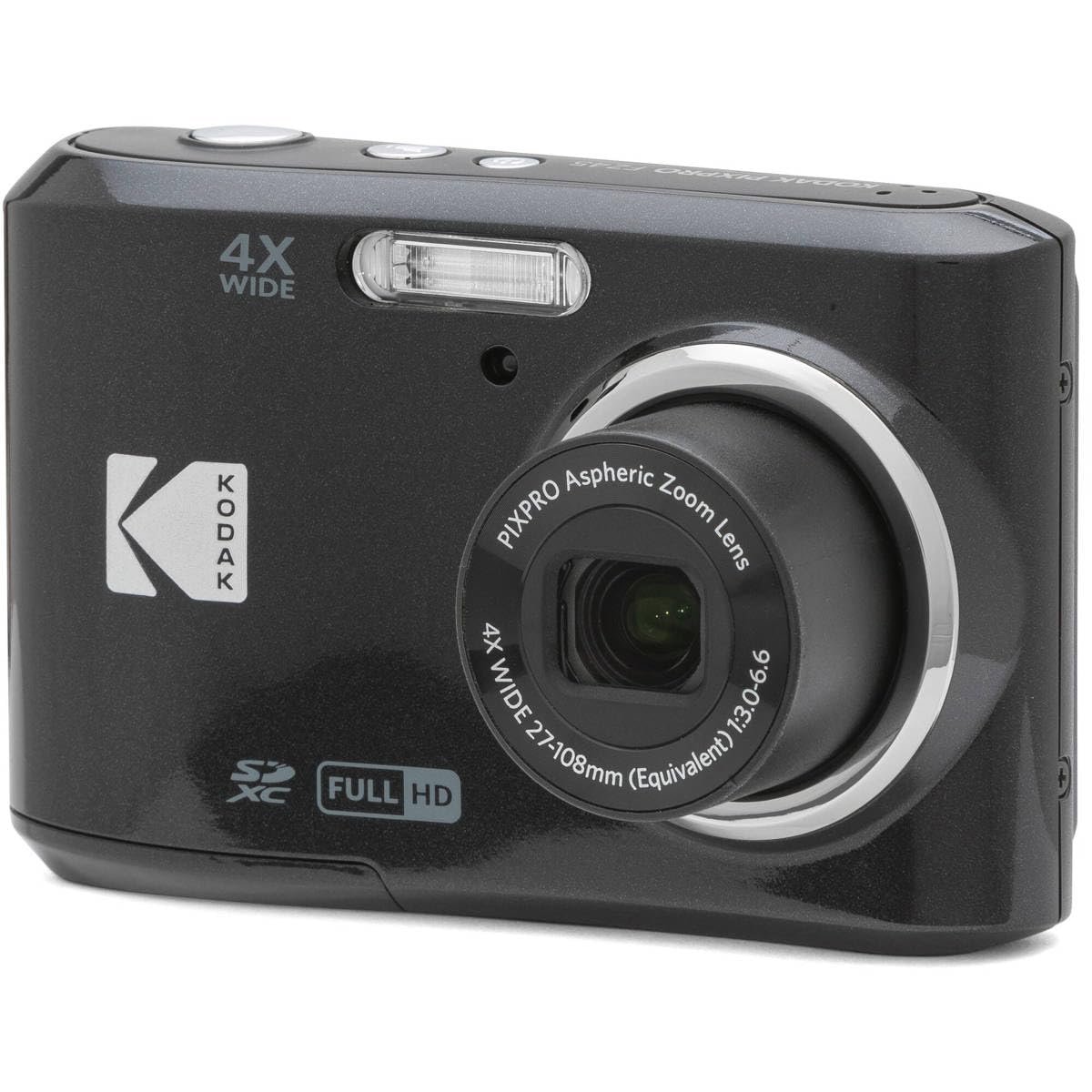 Цифровая камера KODAK Pixpro FZ45 16.44 мегапикселя, 4-кратный оптический зум, 2.7-дюймовый ЖК-дисплей, видео 720p HD, батарея AA - Черный, фото №4
