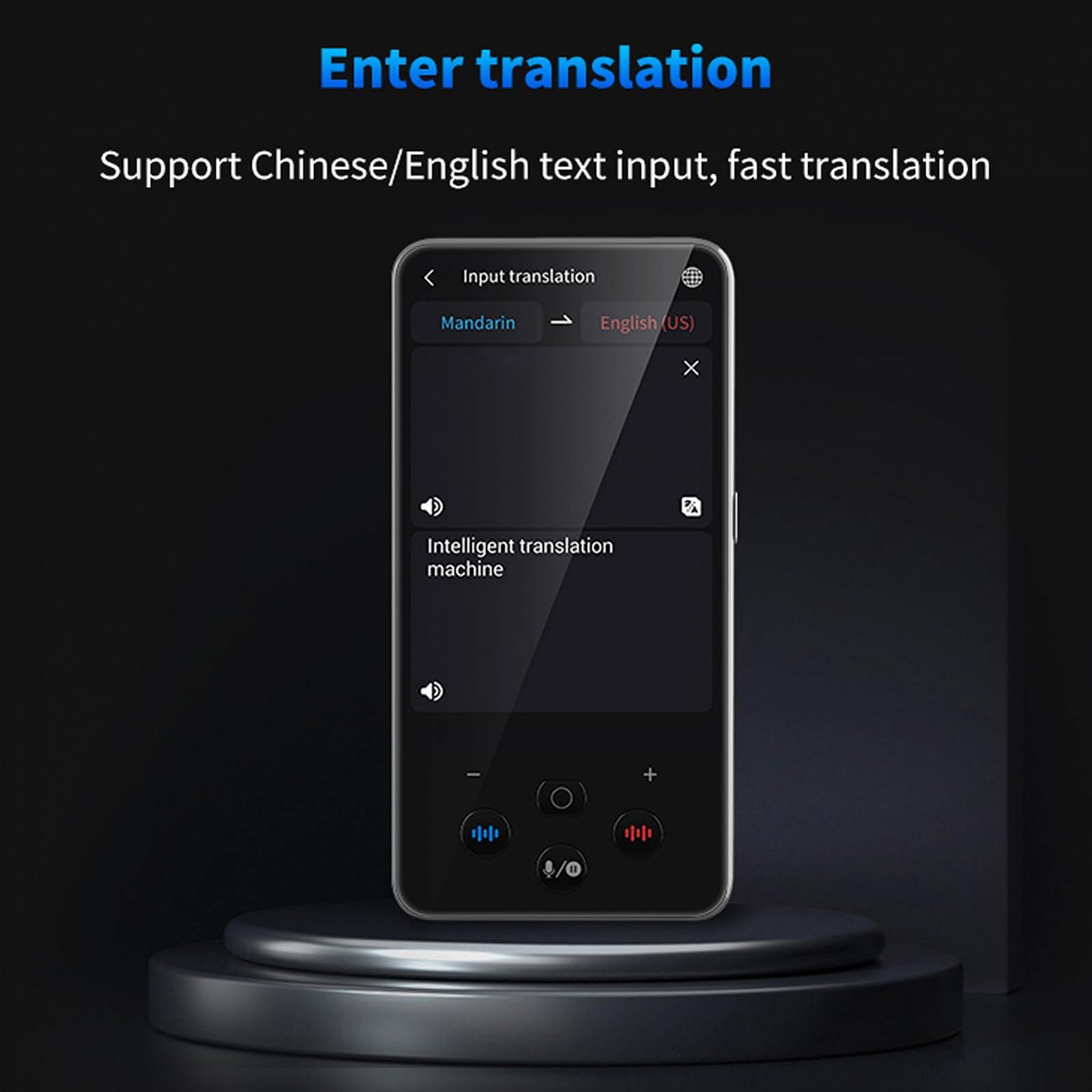 Перекладач мови Голосовий, 138 мов, 2-сторонній інтелектуальний, 3.97-дюймовий AI, фото №7 Перекладач мови Голосовий, 138 мов, 2-сторонній інтелектуальний, 3.97-дюймовий AI, фото №7