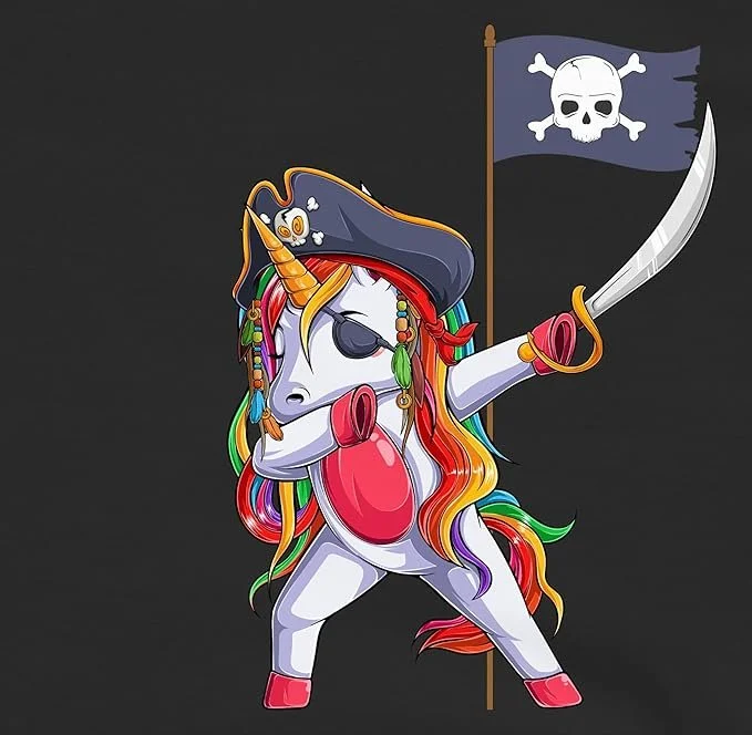 Джемпер Shirtracer Единороги Танцующий единорог Пиратский капитан I Пиратская вечеринка, фото №2 Джемпер Shirtracer Единороги Танцующий единорог Пиратский капитан I Пиратская вечеринка, фото №2