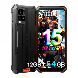 Купити Смартфон Blackview BV4800 SE (NFC) 12GB+64GB 6.56 дюймів HD+ 5180 мАг 16MP + 8MP 4G Dual SIM Помаранчевий - Фото 1 Смартфон Blackview BV4800 SE (NFC) 12GB+64GB 6.56 дюймів HD+ 5180 мАг 16MP + 8MP 4G Dual SIM Помаранчевий - Фото 1