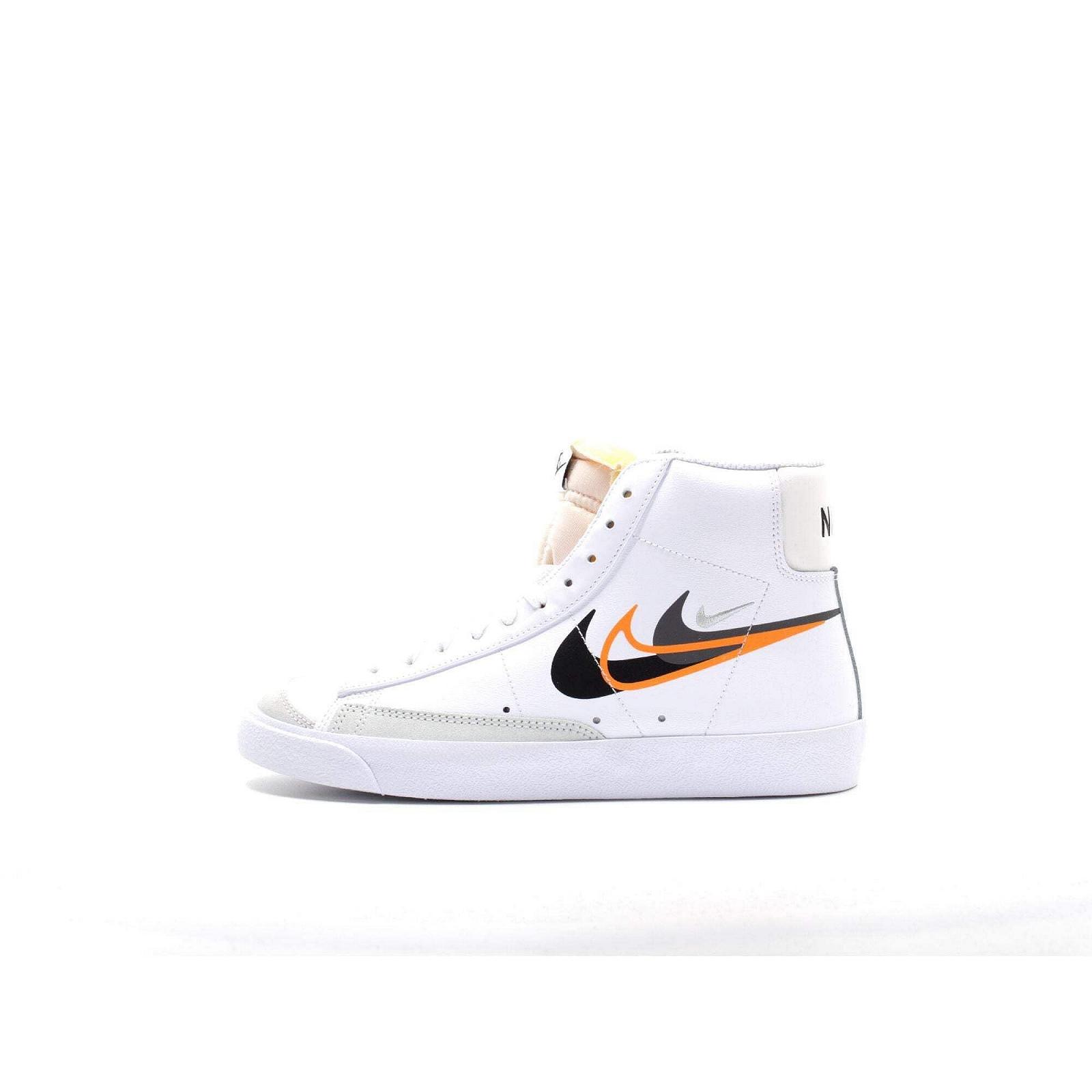 Кроссовки Nike Blazer Mid '77 Черный/Парусина-Белый мужские, фото №1