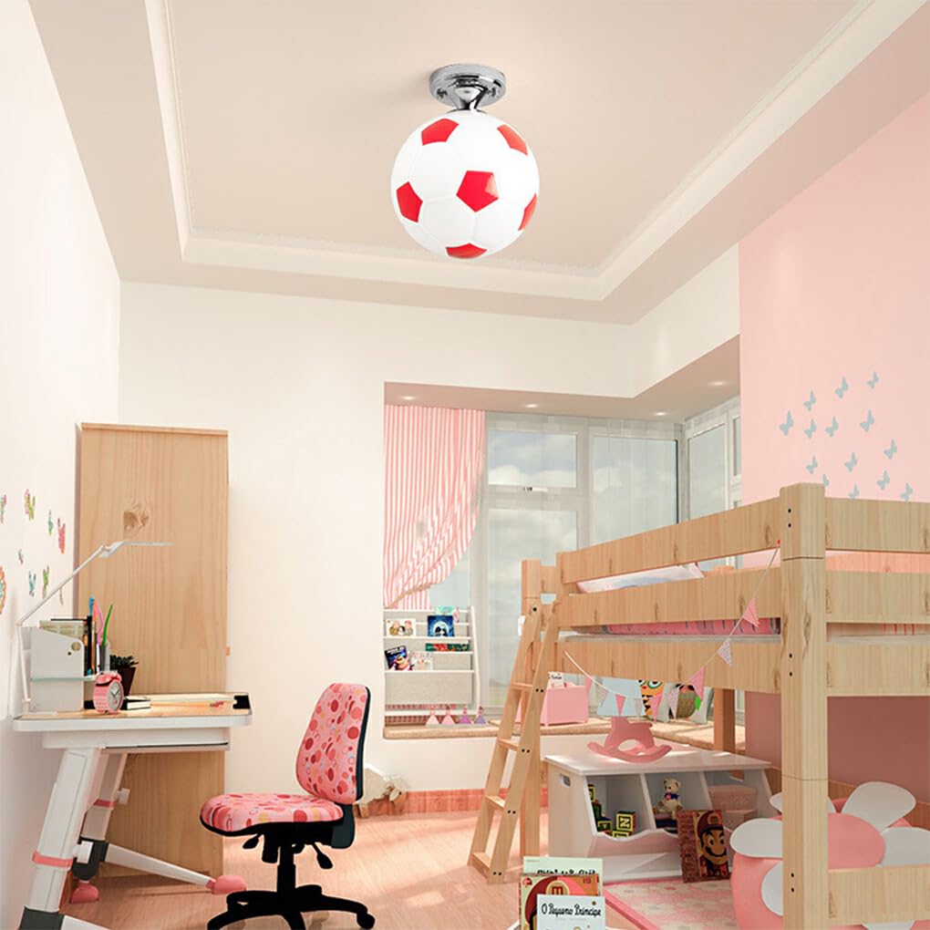 Светильник Ceiling Lights LED rongweiwang Жёлтый Футбольный для оформления детской комнаты мальчиков, фото №3