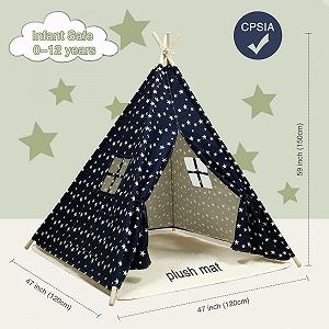Игровая Палатка Вигвам для Детей 120 x 120 x 150 см synthetic.ua - Фото 1