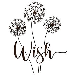 Наклейка на стіну GRAZDesign Кульбаби 51 x 40 см Коричнева synthetic.ua - Фото 1