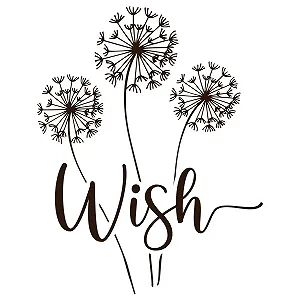 Наклейка на стіну GRAZDesign Кульбаби 51 x 40 см Коричнева synthetic.ua - Фото 1