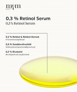 Сыворотка для лица nkm Naturkosmetik München 0.3 Retinol Squalane 15 мл synthetic.ua - Фото 1
