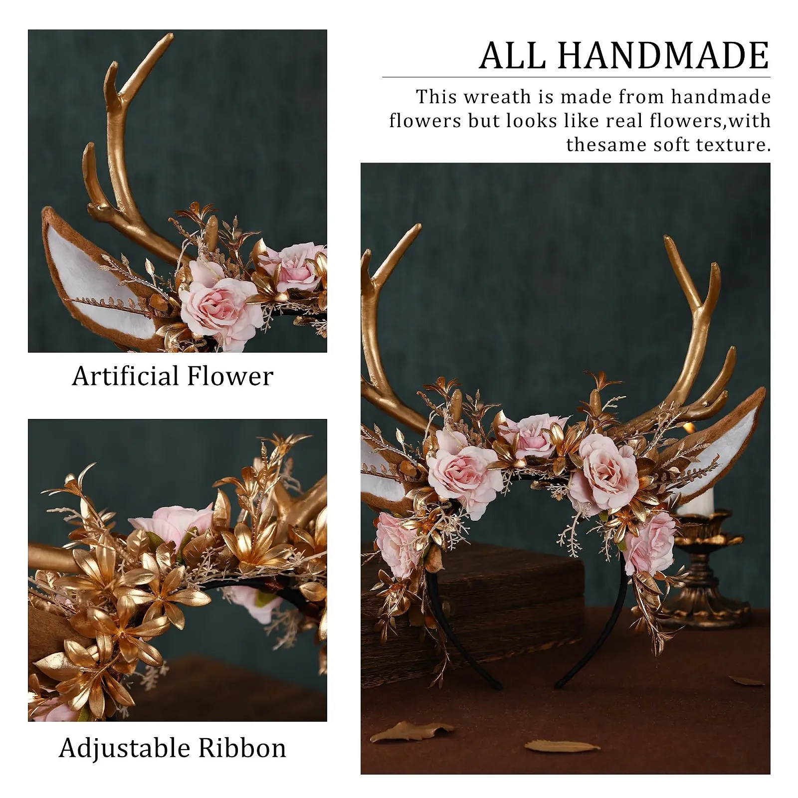 Обруч на голову MOSTORY Ручної роботи, фото №7