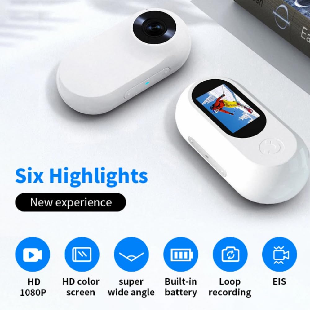 Екшн-камера DFZHiuat Hidden Mini 1080P HD Wireless Portable Pocket Small Video Recorder, фото №3