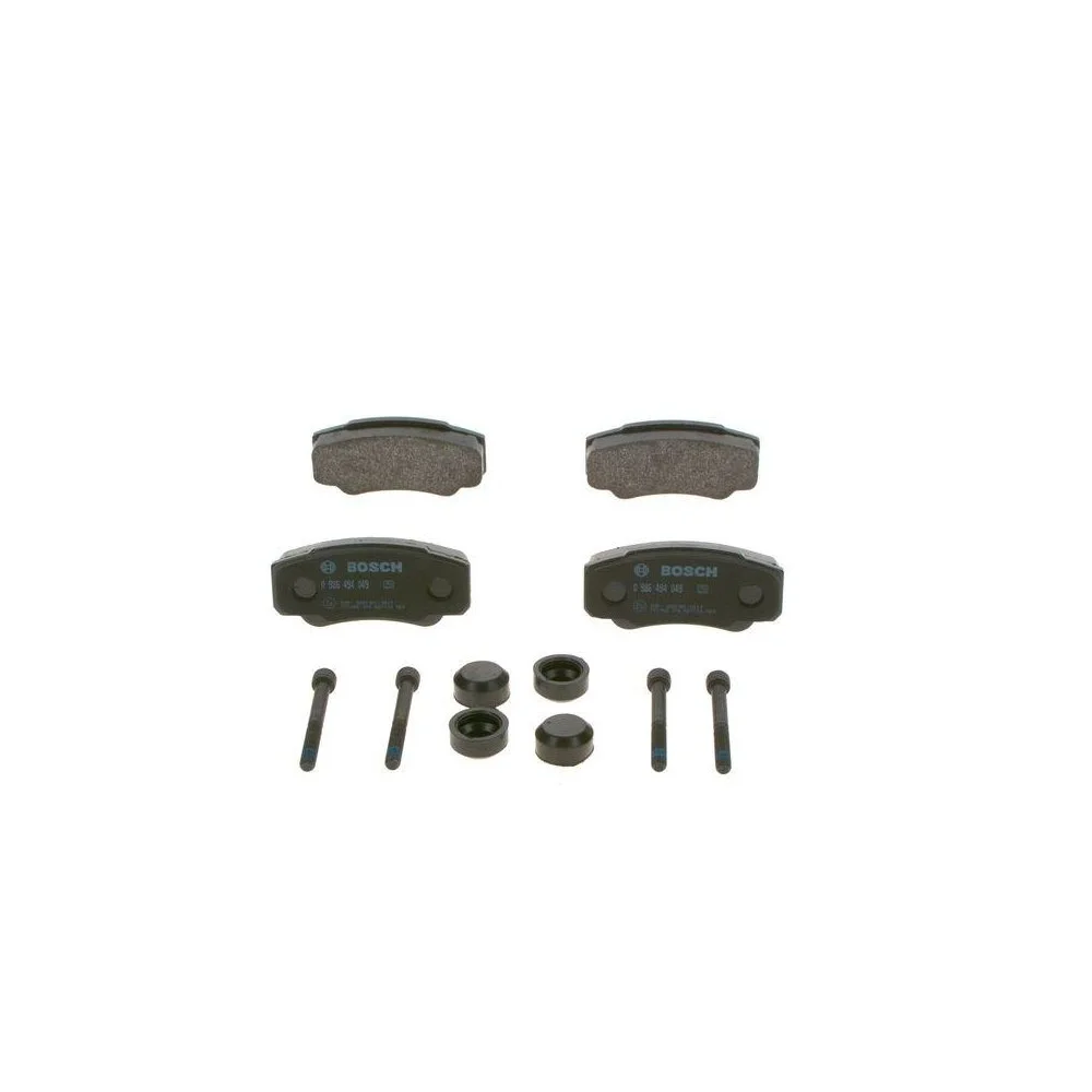 Комплект гальмівних колодок, дискове гальмо BOSCH 0 986 494 049, фото №1 Комплект гальмівних колодок, дискове гальмо BOSCH 0 986 494 049, фото №1