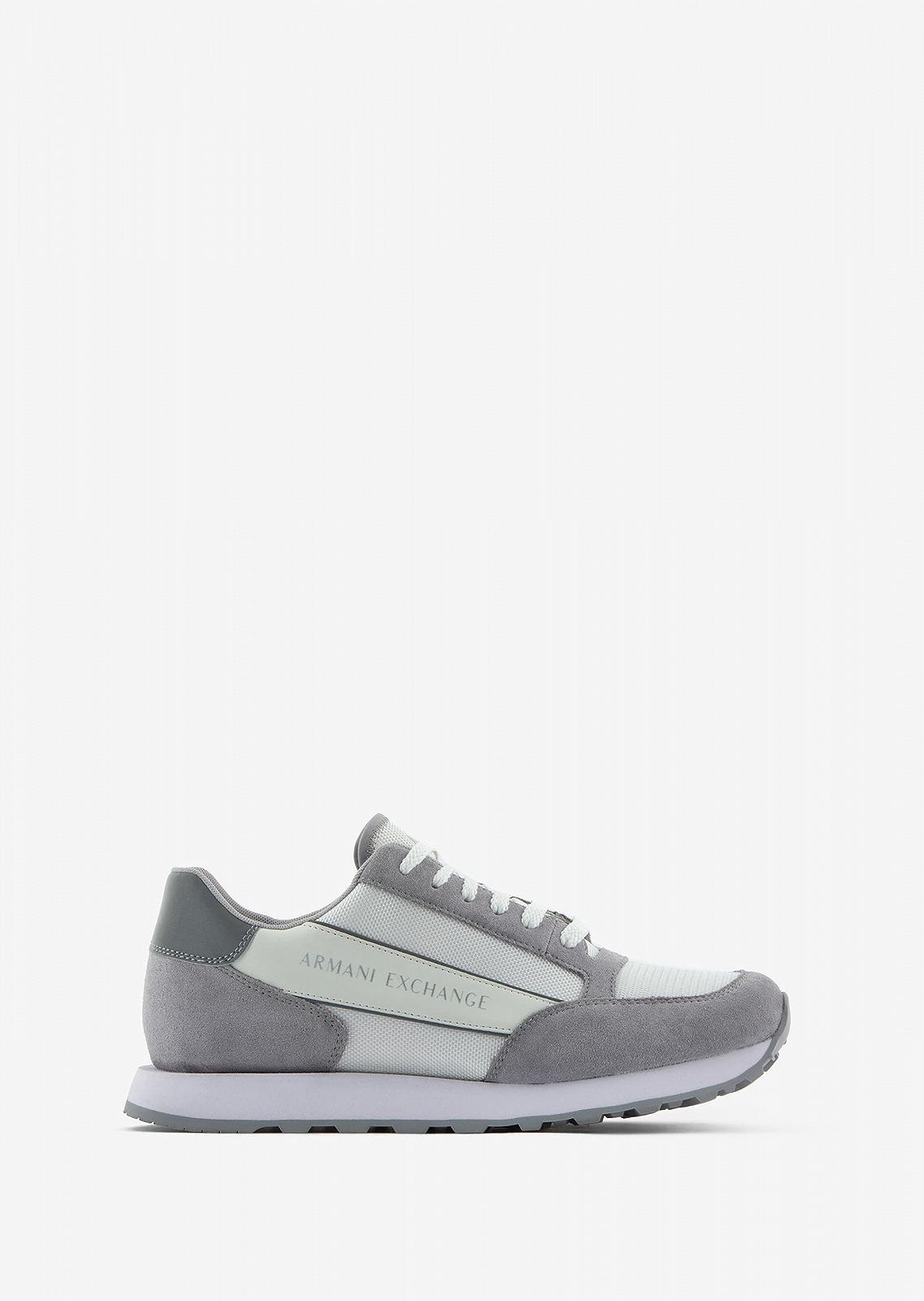 Кросівки Armani Exchange Suede Two-Tone, фото №3