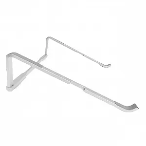 Підставка для ноутбука Operitacx складана металева портативна з регулюванням висоти для столу та подорожей покращена циркуляція повітря - Фото 1