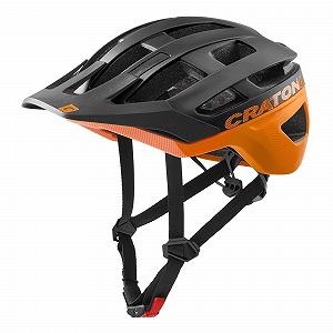 Шлем велосипедный MTB Cratoni AllRace Черный/Неоновый оранжевый матовый - Фото 1