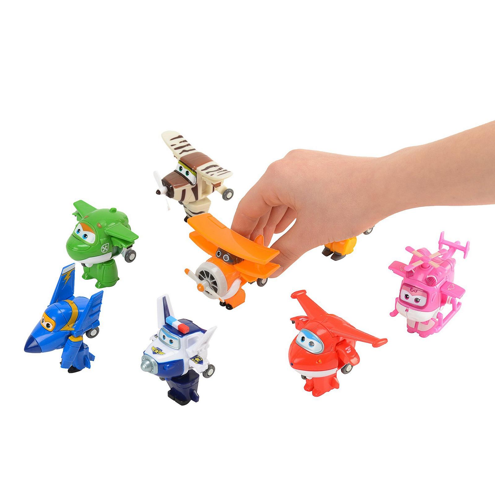 Фигурки Transform-a-Bots Alpha Group Co., Ltd. Super Wings World Airport Crew Series 1 Коллекционный набор 15 штук 5,1 см, фото №8
