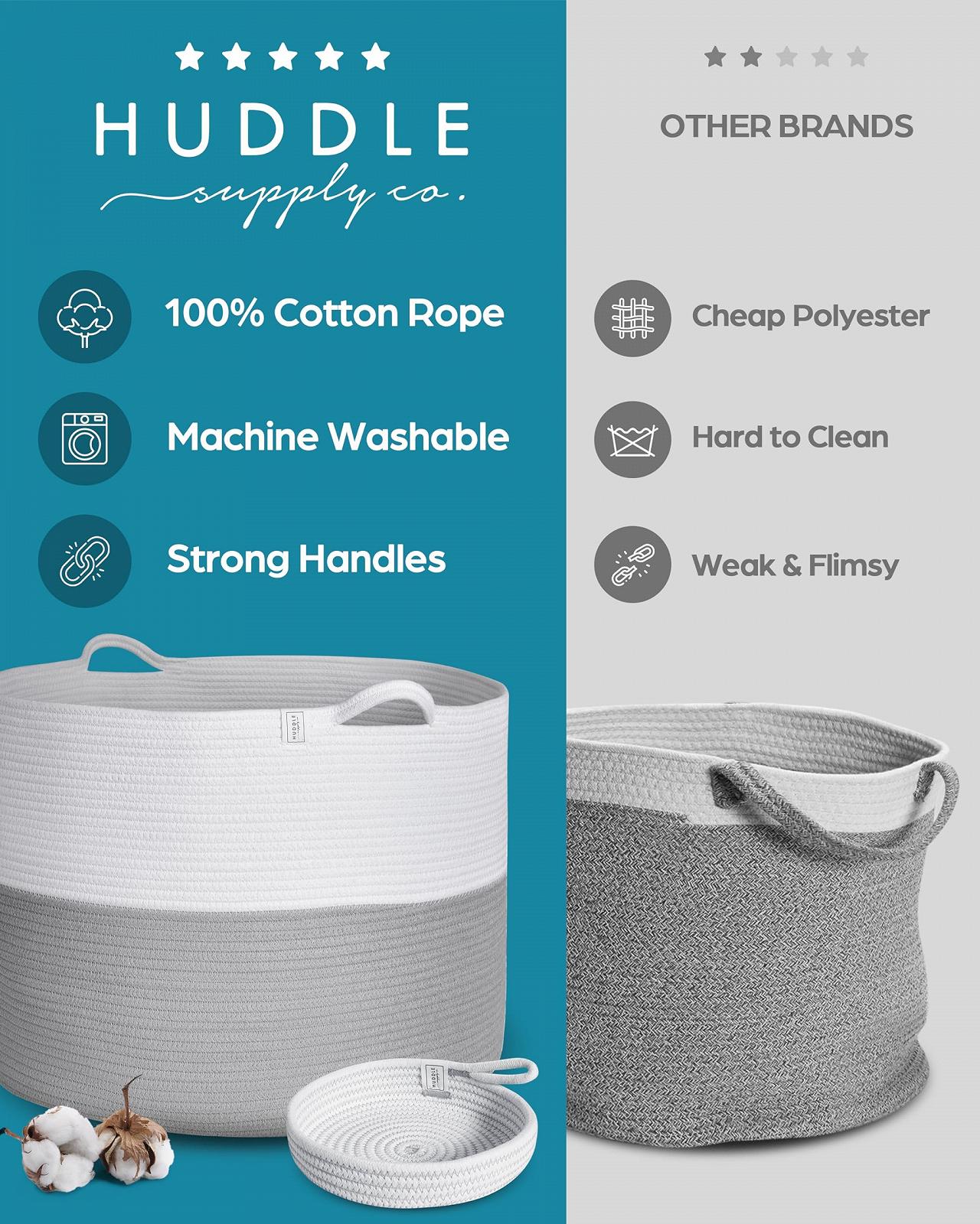 Органайзер Jumbo Blanket 4XL 125л Тканая Декоративная Хлопковая, фото №3