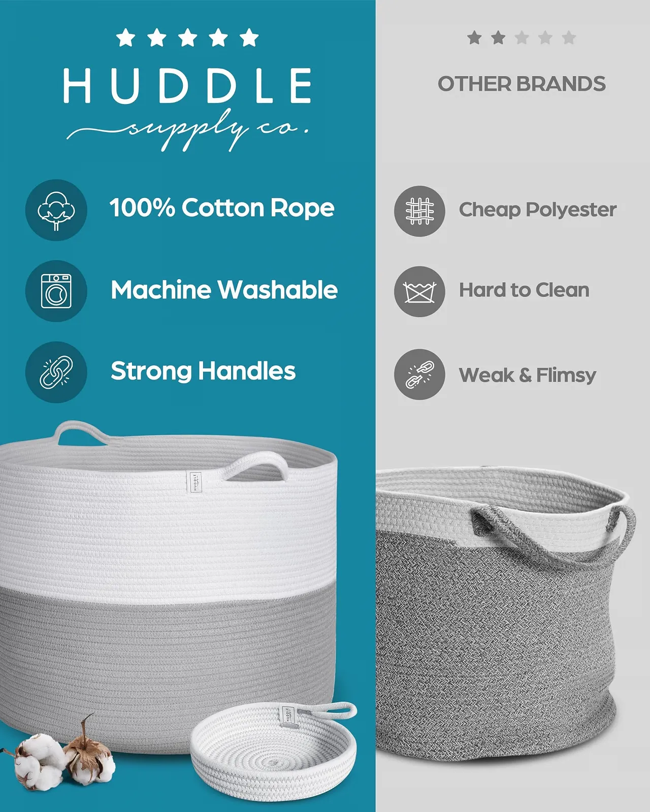 Органайзер Jumbo Blanket 4XL 125л Тканая Декоративная Хлопковая, фото №3 Органайзер Jumbo Blanket 4XL 125л Тканая Декоративная Хлопковая, фото №3