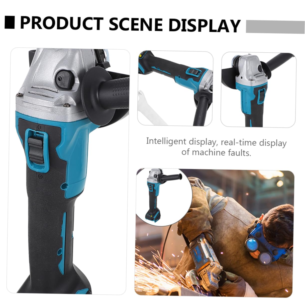 Углошлифовальная машина DOITOOL 1 Set Многофункциональная Угловой инструмент Шлифовальный Безщеточный Угловой резак Режим зарядки Металл, фото №3 Углошлифовальная машина DOITOOL 1 Set Многофункциональная Угловой инструмент Шлифовальный Безщеточный Угловой резак Режим зарядки Металл, фото №3