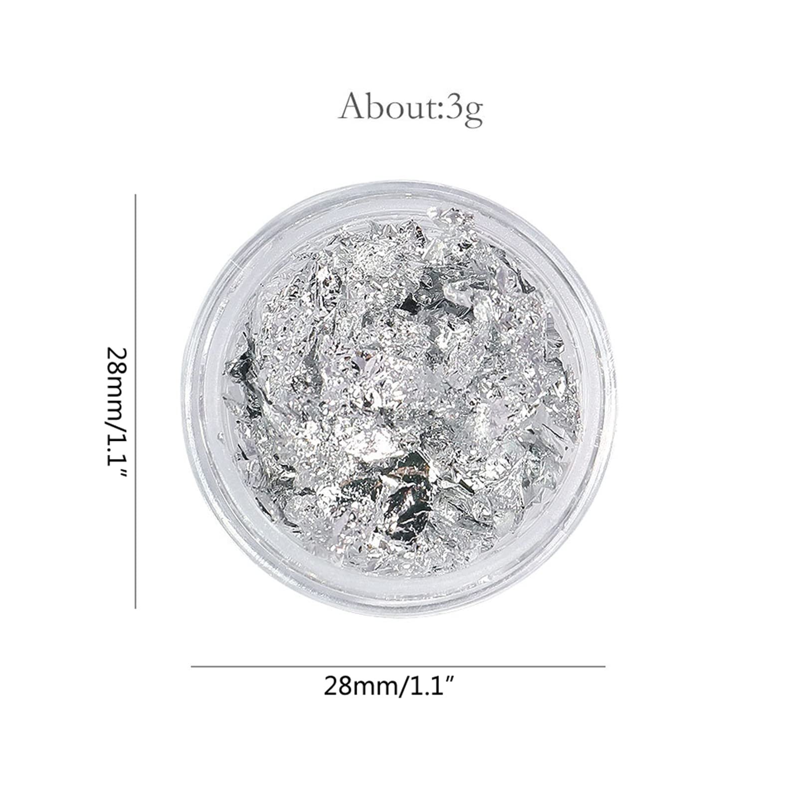 Наклейки для декора ногтей Золото 2 коробки Нерегулярные наклейки из фольги 3D Блестки для маникюра, фото №4