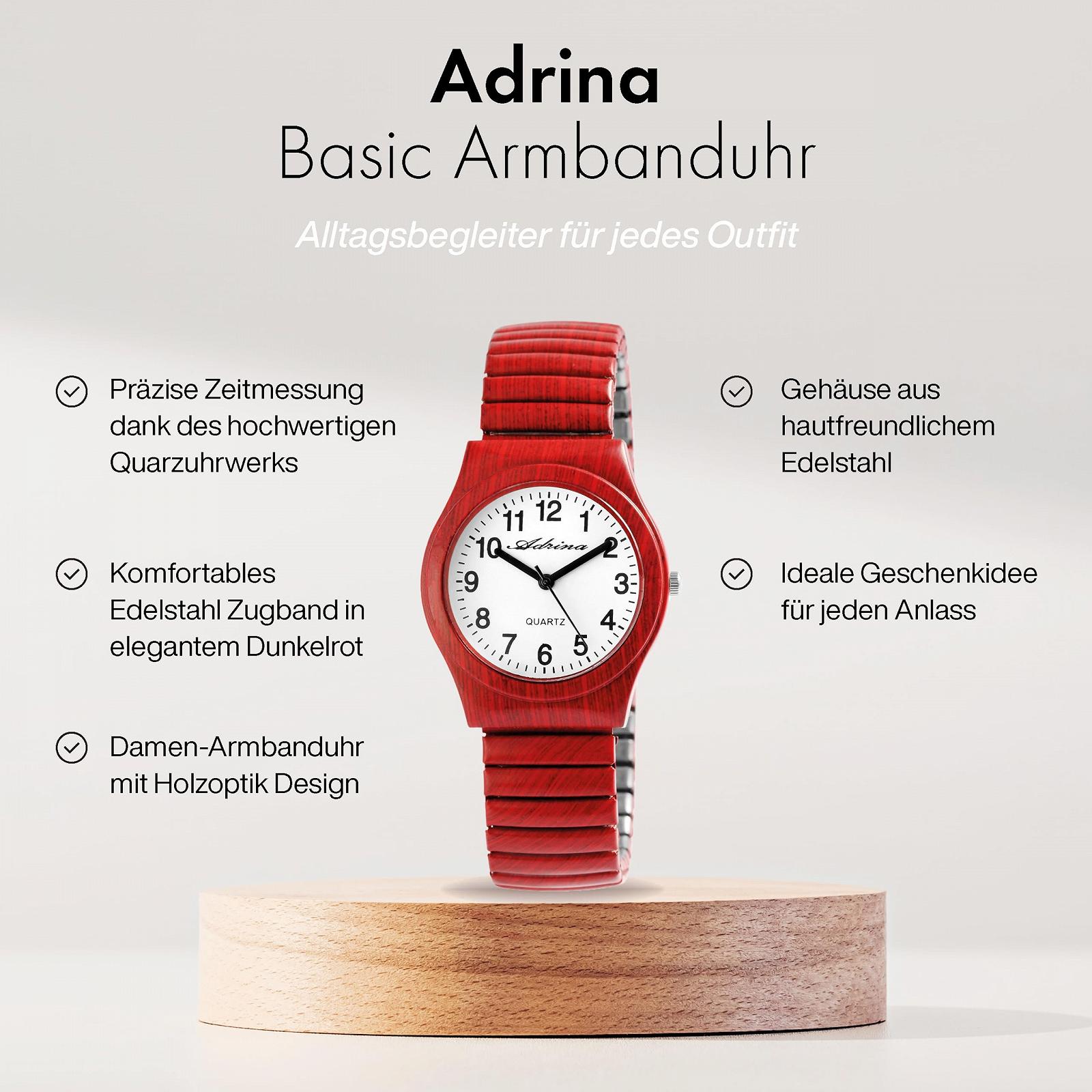 Жіночий годинник Adrina 1700045 Метал, кварц, аналоговий, фото №2