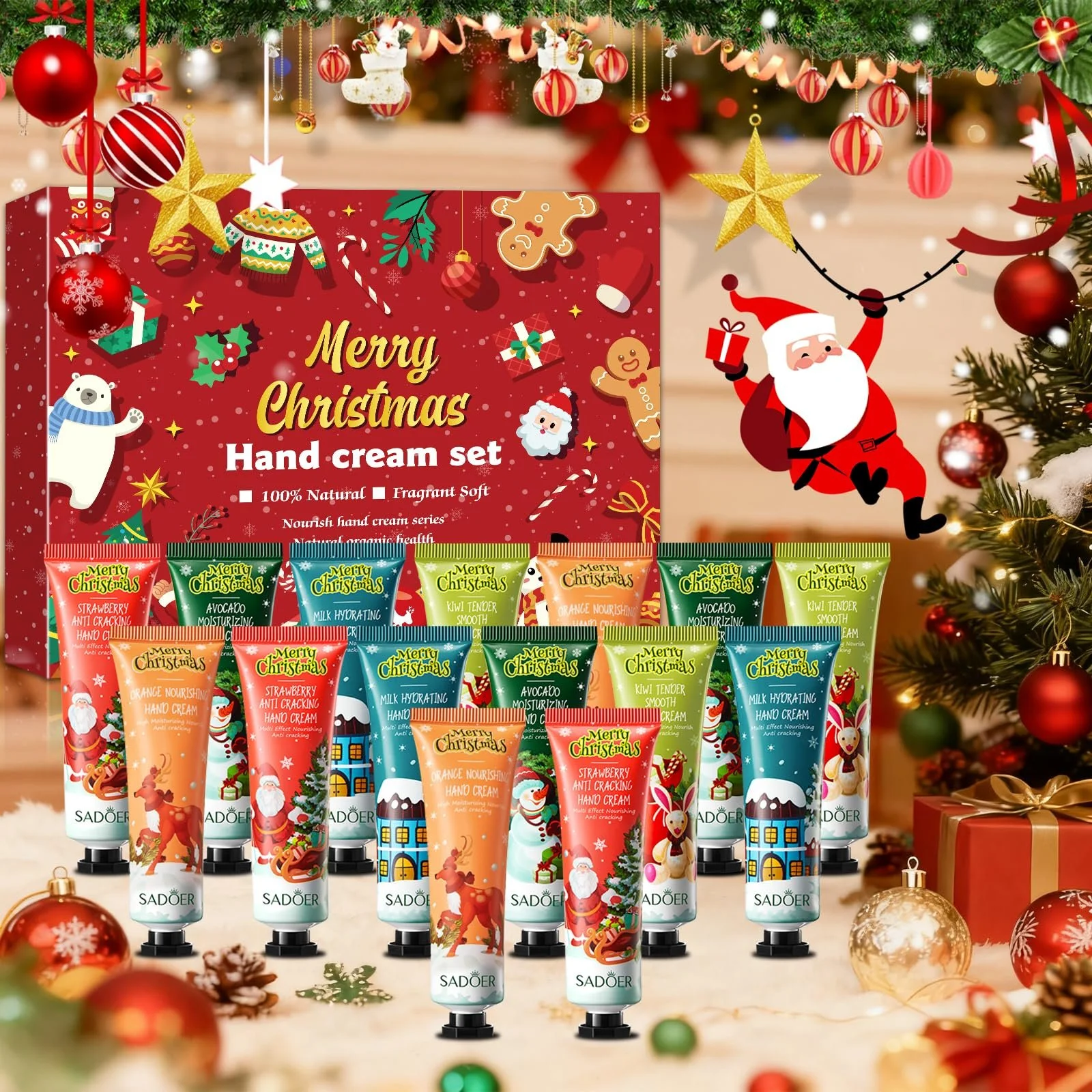 Крем для рук Набір Міні-крем для рук для жінок, для сухої потрісканої шкіри, фото №7