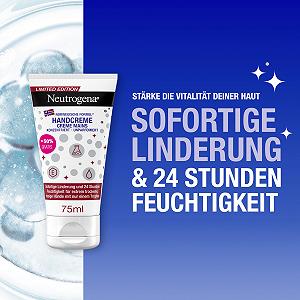 Крем для рук Neutrogena Concentrated Зволожуючий Без запаху з 40% гліцерином + вітаміном Е для дуже сухої, потрісканої шкіри рук, 75 мл synthetic.ua - Фото 1