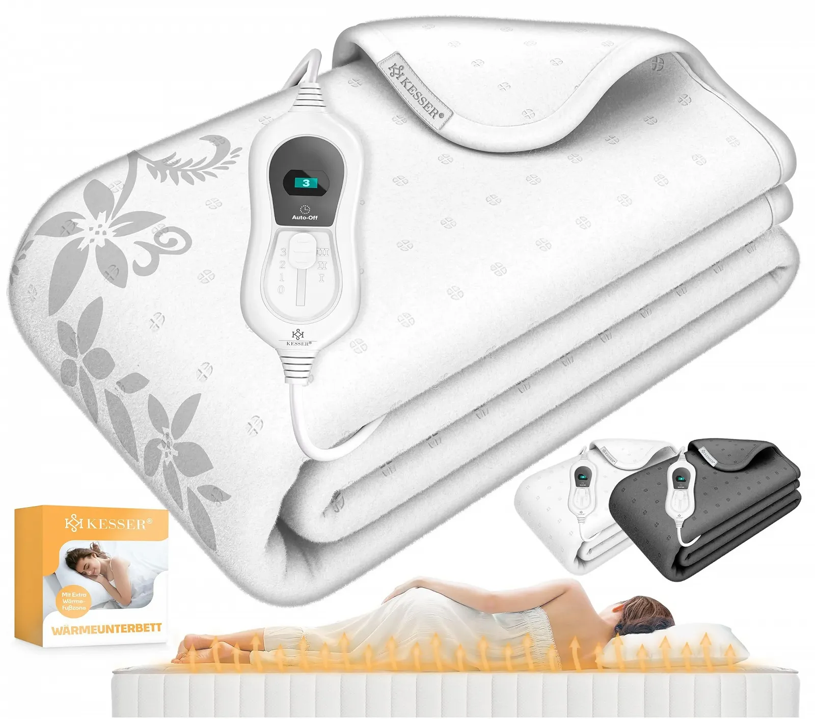 Электрическая простынь KESSER
150 x 80 см, фото №1